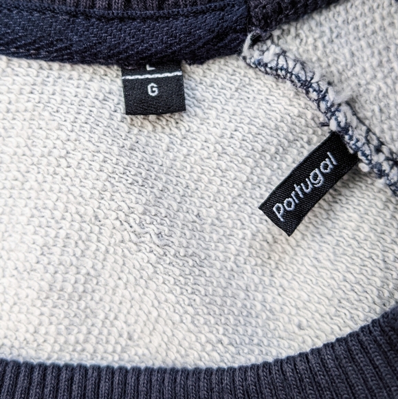 The Kooples X Sport Blue Camouflage Crew Sweatshirt | Size L - Picture 11 of 16